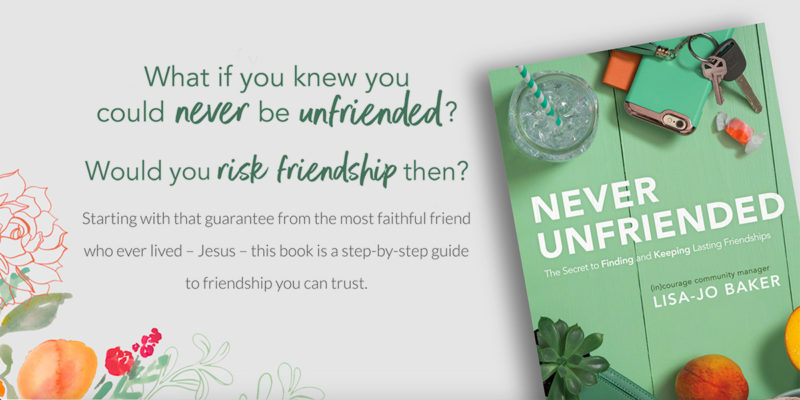 Good friends can change your life, change your perspective, change your heart. Let's be those friends who want others to flourish! #NeverUnfriended