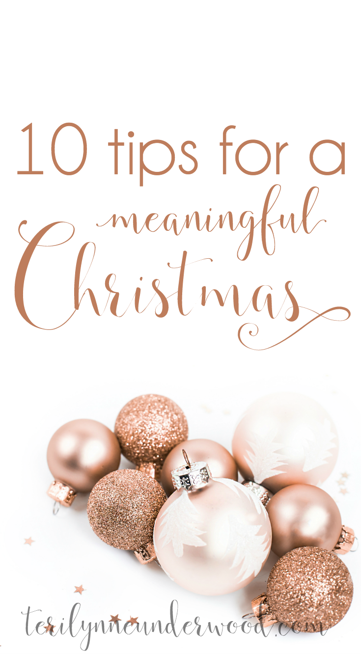 10 Tips for a Meaningful Christmas