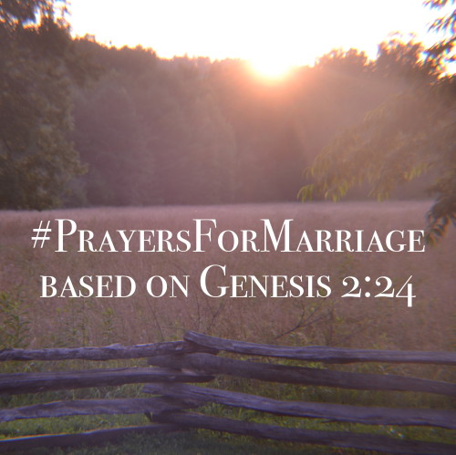 31 Verses to Pray for Your Marriage {Genesis 2:24}