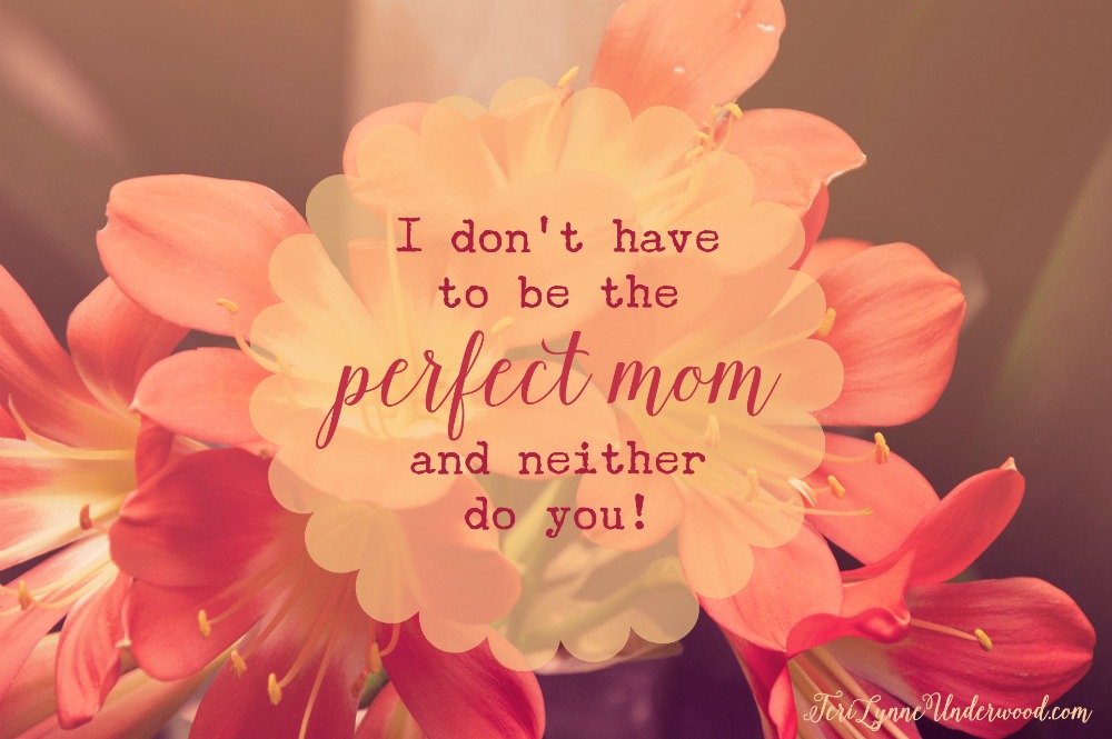 I Don’t Have to Be the Perfect Mom {and neither do you!}