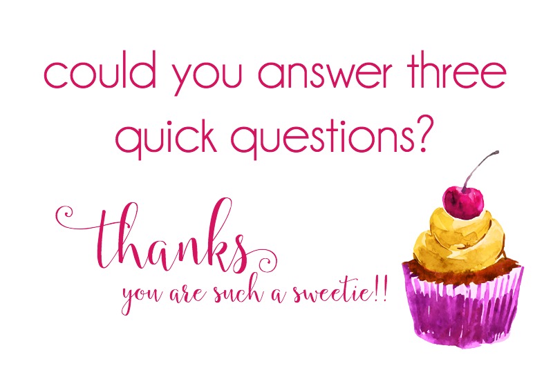 could you answer these 3 quick questions about your biggest parenting struggle? {thanks!!}
