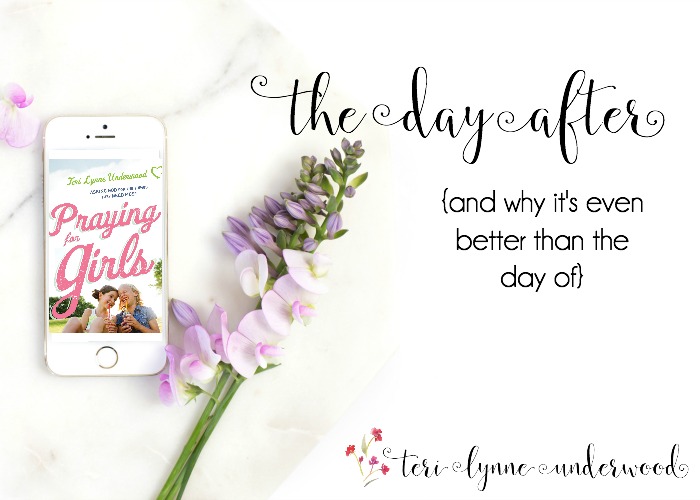 The Day After (and why it’s even better than the day of)