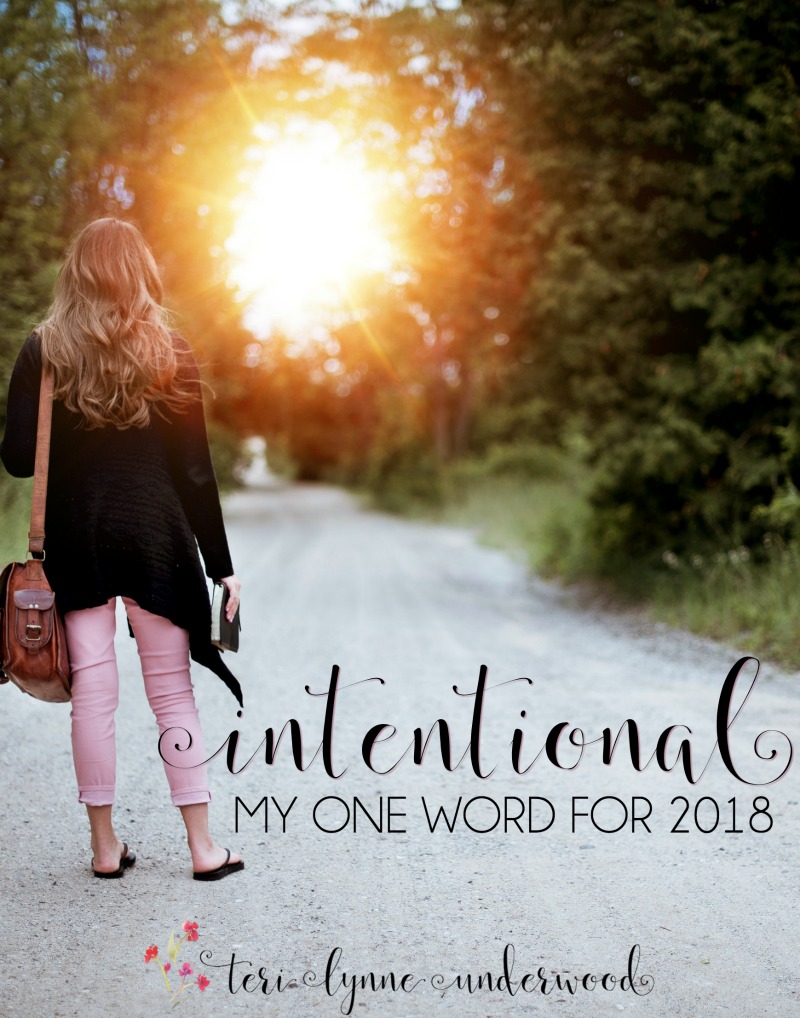 INTENTIONAL: My One Word for 2018