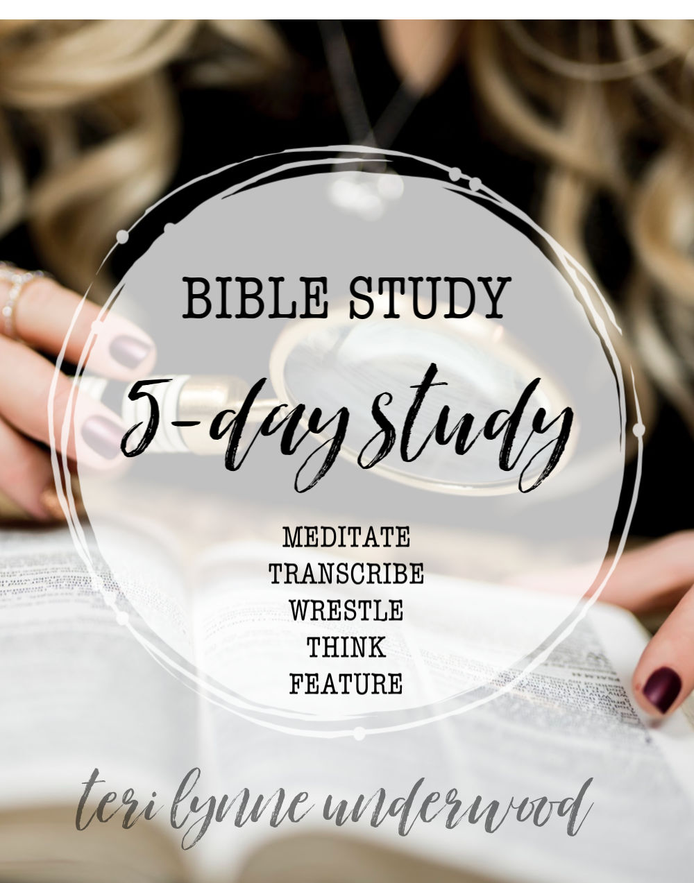 Bible Study — 5-Day Study Method
Using this simple method, you read the same passage for five days focusing on a different type of study each day. Doing this helps you gain a deeper grasp of the passage and helps clarify what it says and means.
