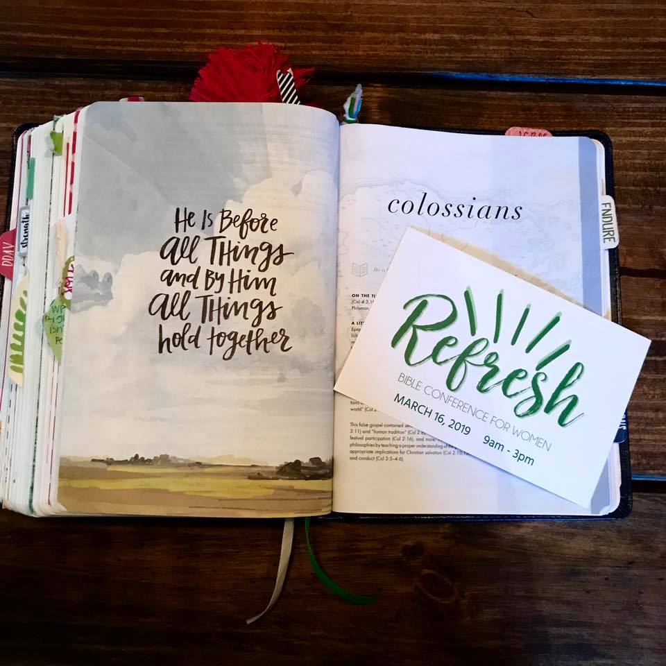 Refresh Bible Conference for Women
March 16, 2019
9 am — 3 pm
Teachers: Katie Orr & Teri Lynne Underwood
Info at refreshbibleconference.com