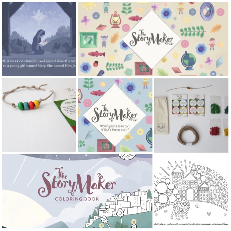 Make this year's Easter basket more meaningful by including items designed to encourage your child's spiritual growth. The Story Maker products from Spread Truth are awesome resources for helping your child understand the gospel message and for giving them the tools to share that same message of hope with their peers.